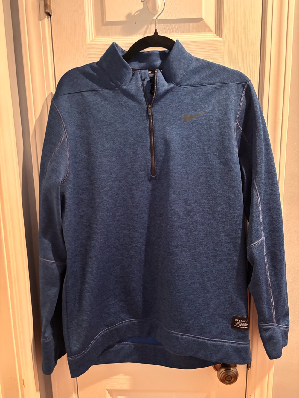 Nike Golf Men's Heathered Royal Blue Quarter-Zip